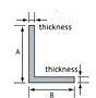 Stainless Steel Unequal Leg Angle Stainless Steel Unequal Leg Angle